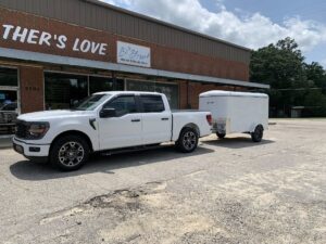 F150 and Small enclosed trailer